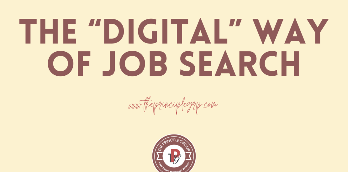 The “Digital” way of Job search - The Principle Group